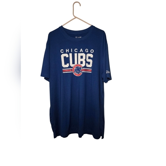 New Era Other - Chicago Cubs Genuine MLB New Era Blue Crew Neck Tee Shirt Mens XL